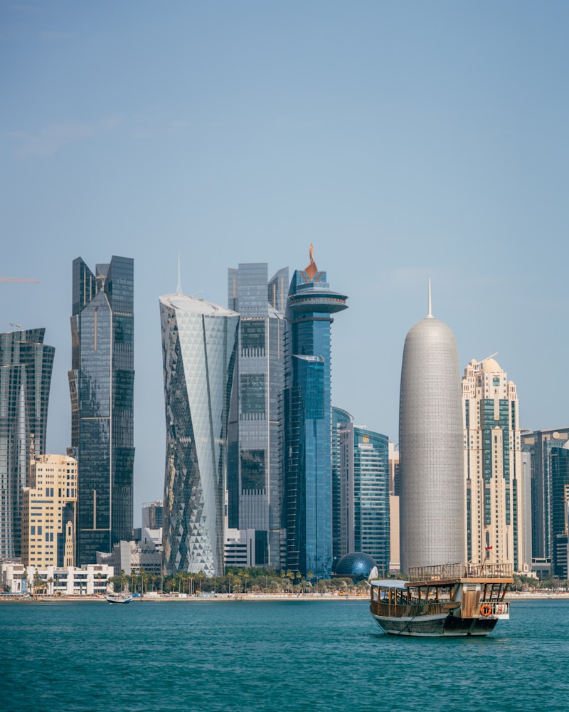 West Bay, Doha — the district where we run our sovereign wealth, energy, and major events shoots