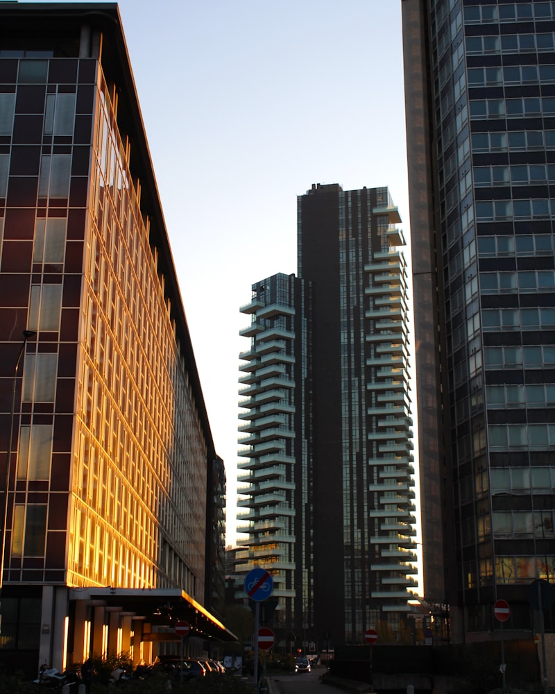 Porta Nuova, Milan — the district where we run our fashion, design, and pharma shoots