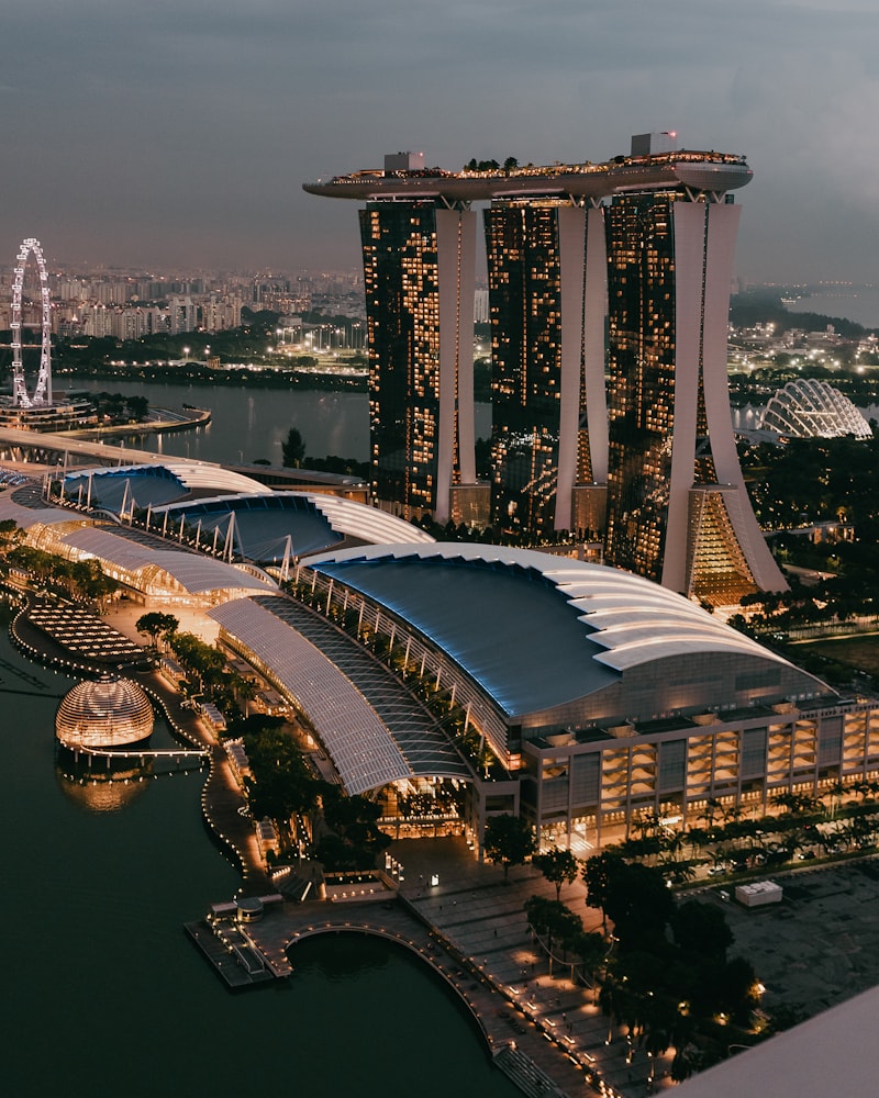 Marina Bay, Singapore — the district where we run our fintech, ASEAN HQs, and biotech shoots